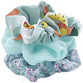 Scrunchie set 3 stuks blauw - KOOS • alles voor de kapper - KOOS - Elastiekjes