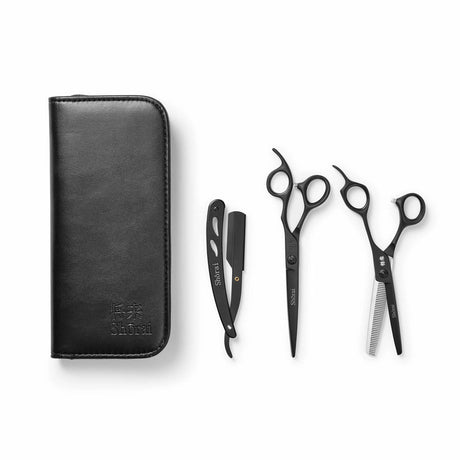 Shorai BC Schaar Set Matt Black - KOOS • alles voor de kapper - Shorai - Kappersschaar