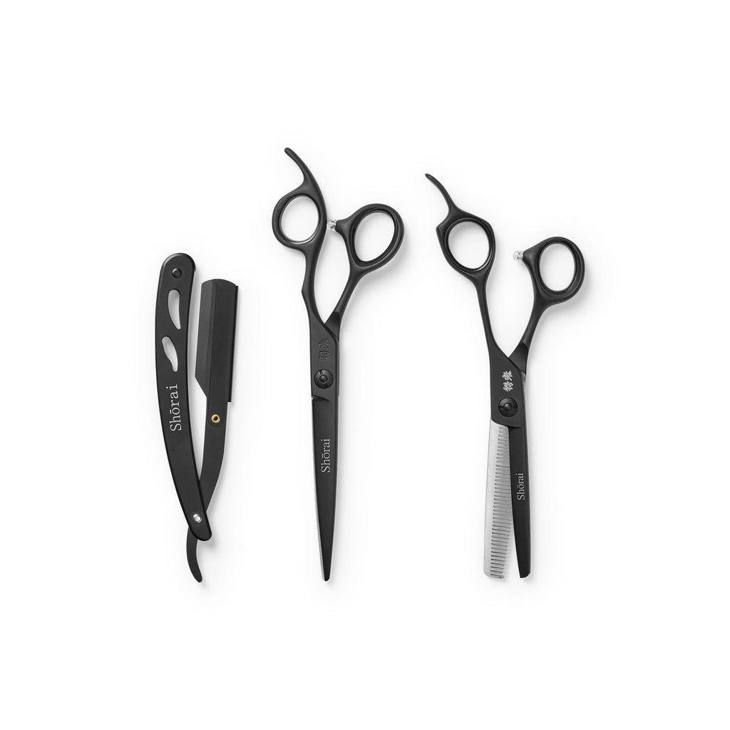 Shorai BC Schaar Set Matt Black - KOOS • alles voor de kapper - Shorai - Kappersschaar