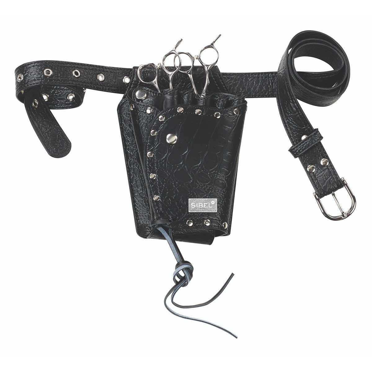 Sibel Boy 5 Holster Matt Black Croco - KOOS • alles voor de kapper - Sibel - Holsters