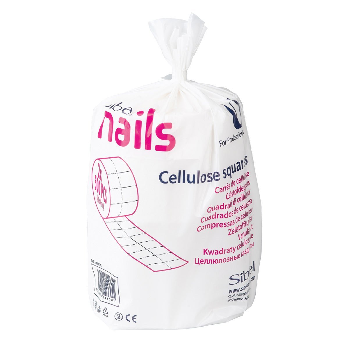 Sibel Cosmetische Doekjes Op Rol 4x5cm 2x500st - KOOS • alles voor de kapper - Sibel - Hygiene