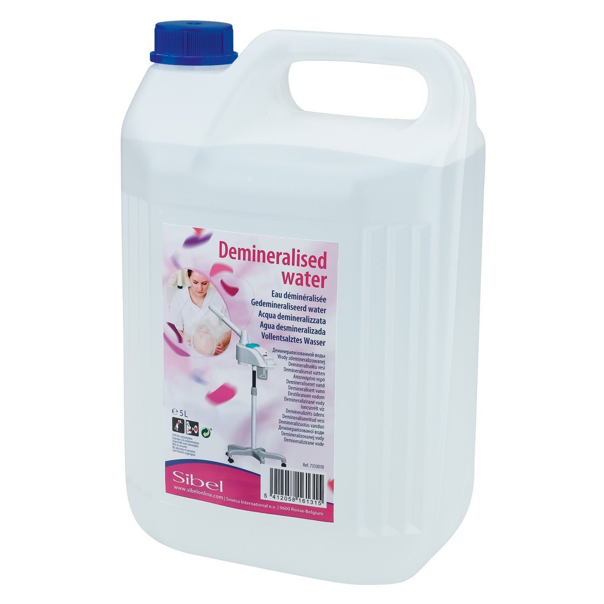 Sibel Gedemineraliseerd Water 5L - KOOS • alles voor de kapper - Sibel - Hygiene