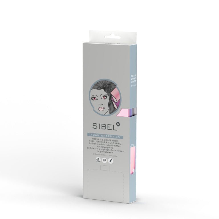Sibel High Light Foam Wraps Color 30cm - KOOS • alles voor de kapper - Sibel - Blondeerpapier
