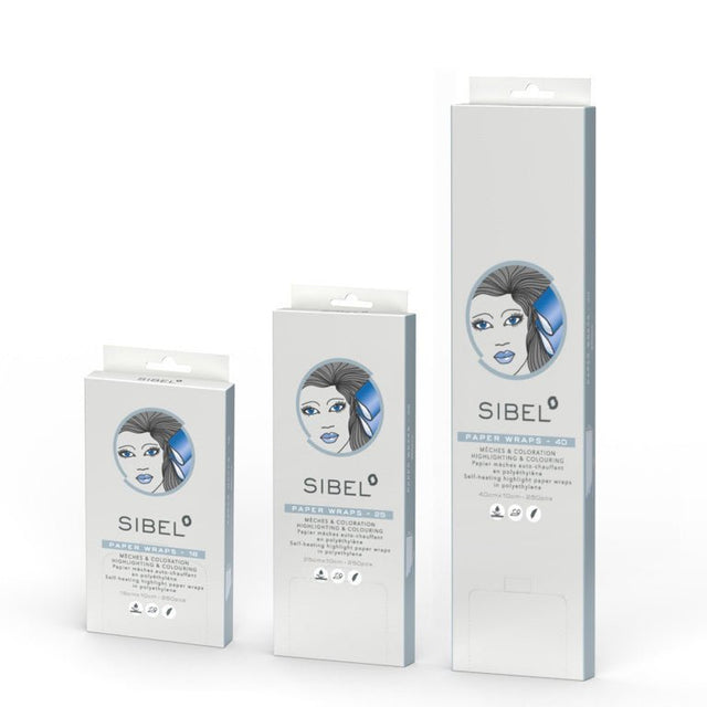 Sibel High Light Paper Wraps 250st - KOOS • alles voor de kapper - Sibel - Blondeerpapier