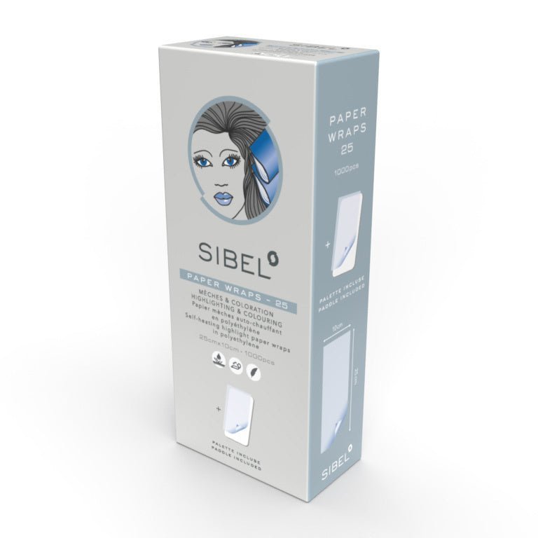 Sibel High Light Paper Wraps 25cm 1000st - KOOS • alles voor de kapper - Sibel - Blondeerpapier