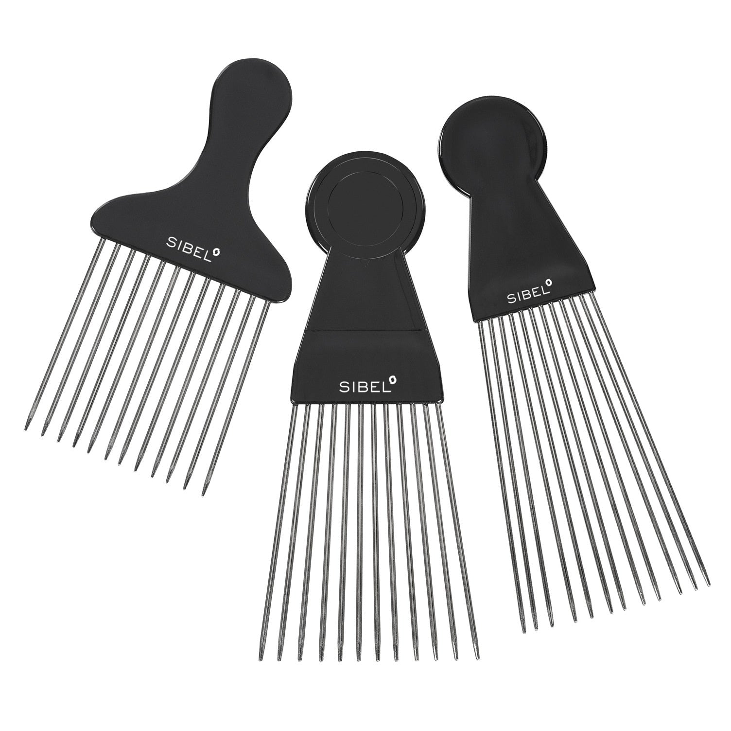 Sibel Metalen Haarkam voor Afro haar - KOOS • alles voor de kapper - Sibel - Kammen