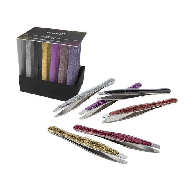 Sibel Pincet Display Glitter 24st - KOOS • alles voor de kapper - Sibel - Epileren