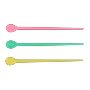 Sibel Plastic Steekspeld Gekleurd 77mm 200st - KOOS • alles voor de kapper - Sibel - Rollers & stekers