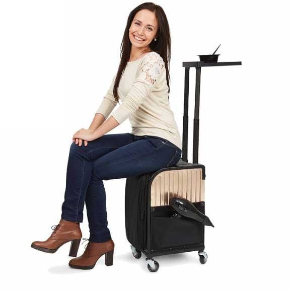 Sibel Stoolcase Goud - KOOS • alles voor de kapper - Sibel - Koffers