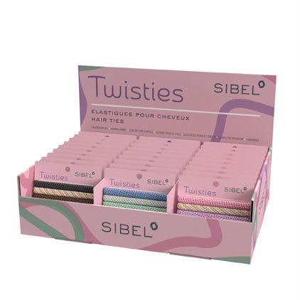 Sibel Twisties Haarelastiekjes 4st - KOOS • alles voor de kapper - Sibel - Elastiekjes