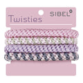 Sibel Twisties Haarelastiekjes 4st - KOOS • alles voor de kapper - Sibel - Elastiekjes