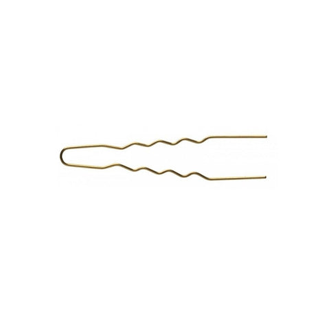 Steekspeld Geribbeld Goud 65 X 0,55 Mm Pakje 50 St - KOOS • alles voor de kapper - Comair - Schuifjes & spelden