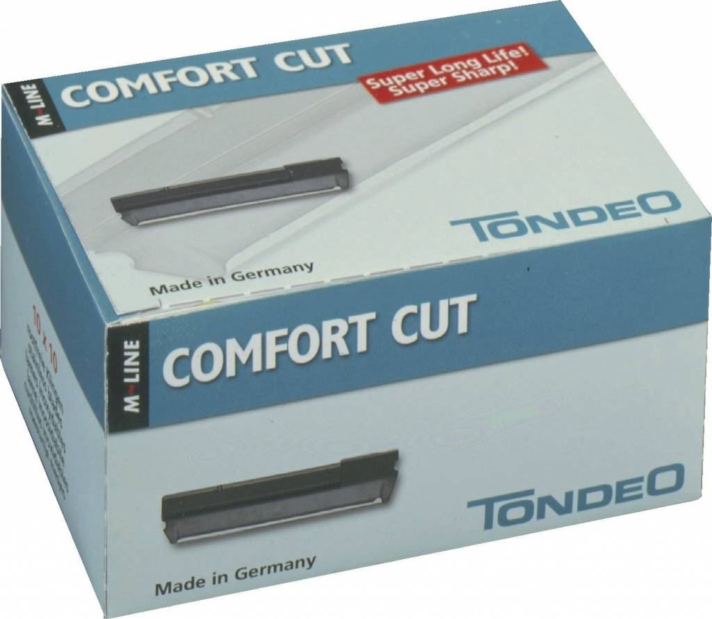 Tondeo Comfort Mesjes 10X10 - KOOS • alles voor de kapper - Tondeo - Kappersmes