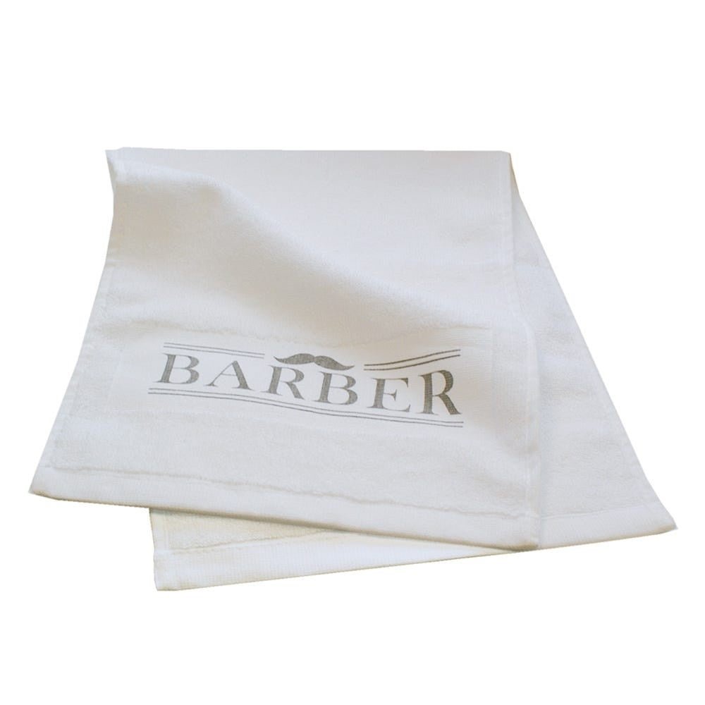 Trend Design Handdoek Barber Met Snor Motief - KOOS • alles voor de kapper - Trend Design - Handdoeken