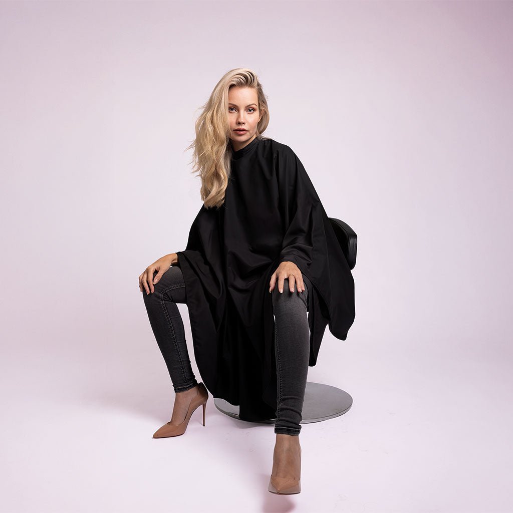 Trend Design Kaplaken French Cut Zwart - KOOS • alles voor de kapper - Trend Design - Kapmantels