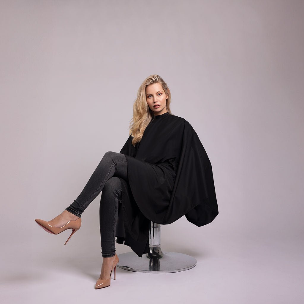 Trend Design Kaplaken French Cut Zwart - KOOS • alles voor de kapper - Trend Design - Kapmantels