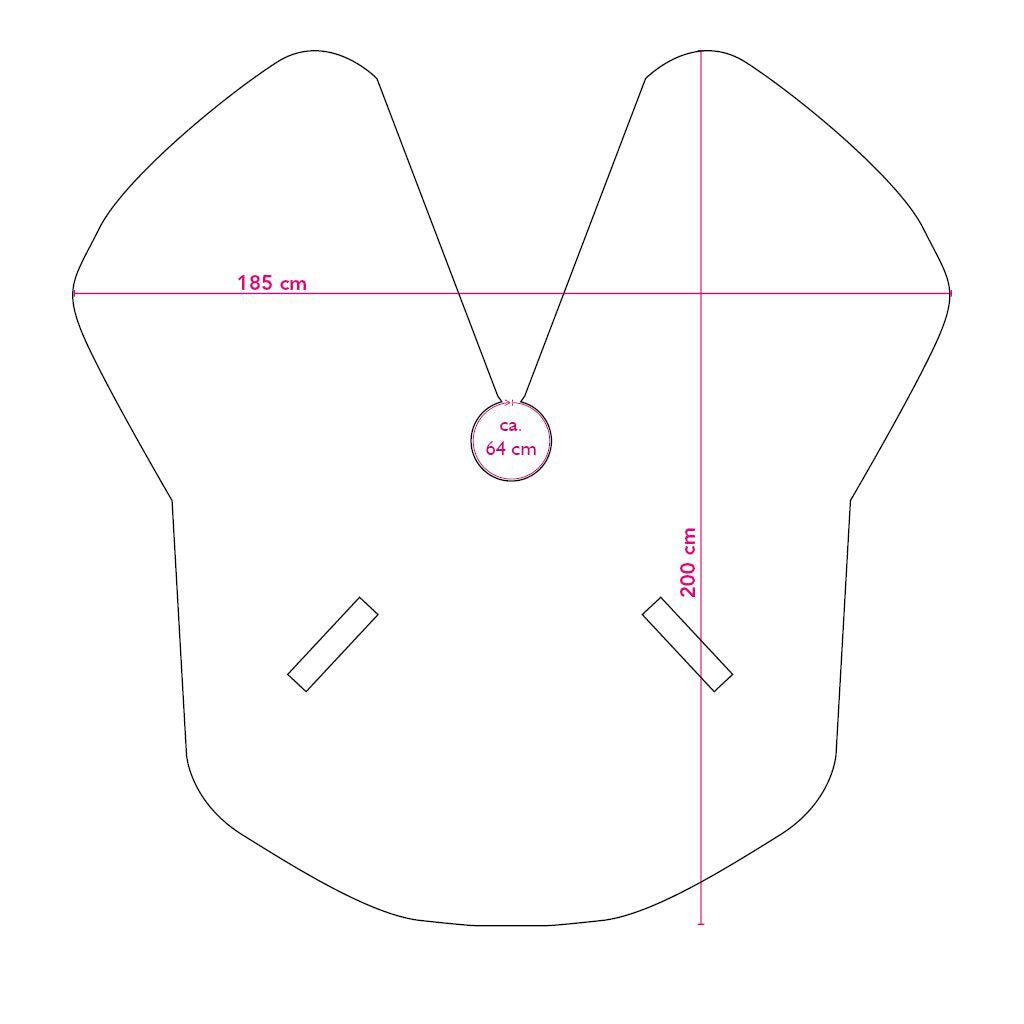 Trend Design Kaplaken French Cut Zwart - KOOS • alles voor de kapper - Trend Design - Kapmantels