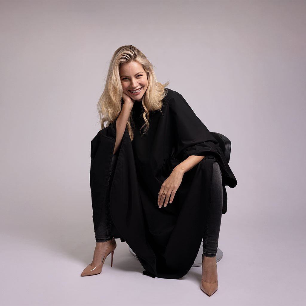 Trend Design Kaplaken French Cut Zwart - KOOS • alles voor de kapper - Trend Design - Kapmantels