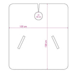 Trend Design Kaplaken Nano 2 in 1 Zwart - KOOS • alles voor de kapper - Trend Design - Kapmantels