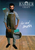 Trend Design Schort Barber Craft Leather Look Bruin - KOOS • alles voor de kapper - Trend Design - Kappersschorten