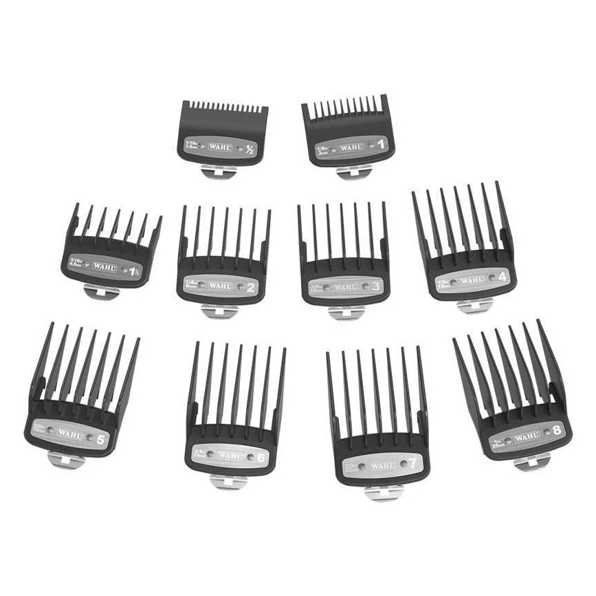 Wahl Opzetkam Premium Set 10st in zakje - KOOS • alles voor de kapper - Wahl - Opzetkammen