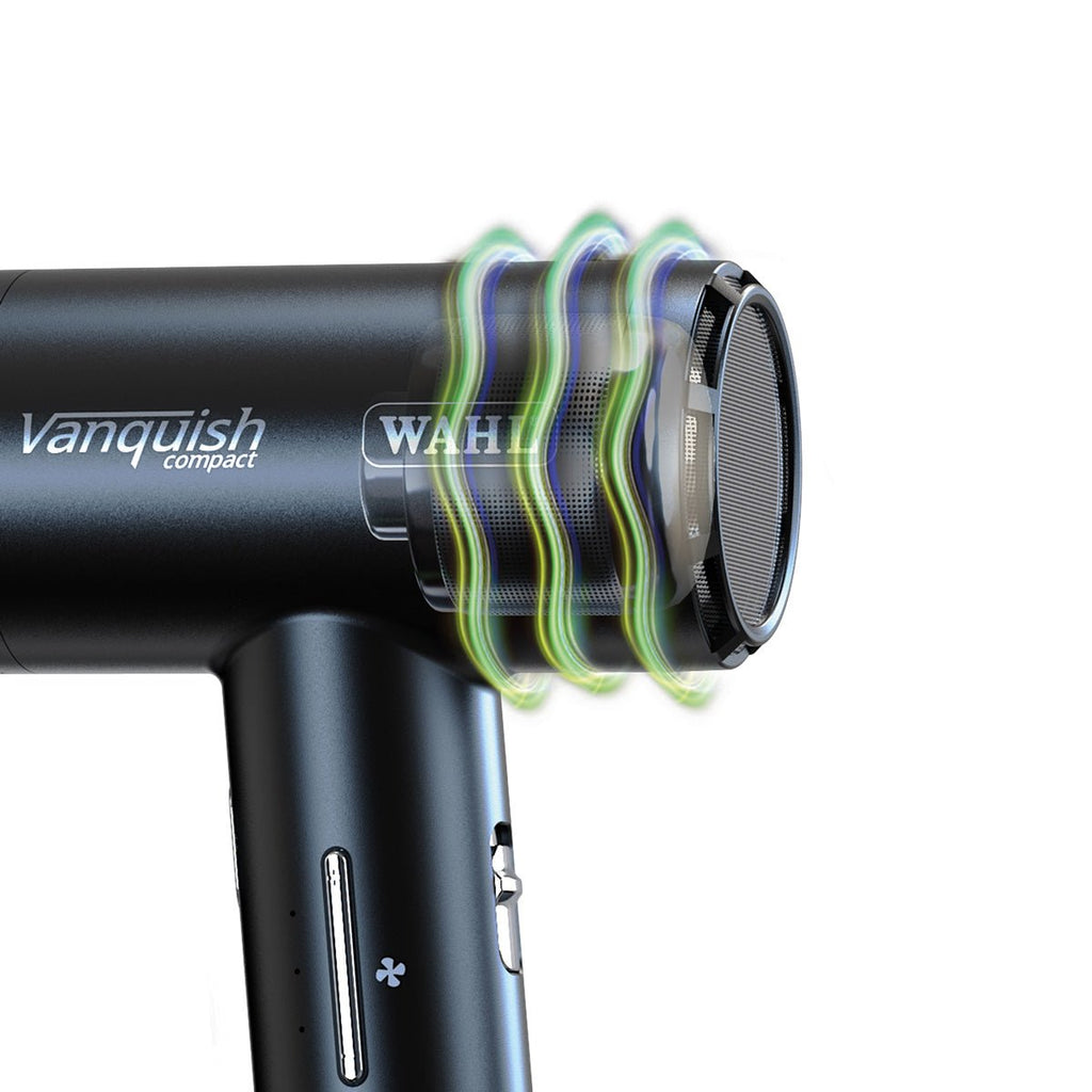 Wahl Vanquish Compact Dryer Black - KOOS • alles voor de kapper - Wahl - Fohns