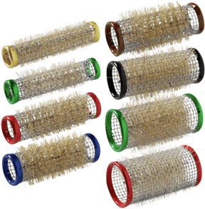 Watergolfrollers Lang Blauw 21mm 12st - KOOS • alles voor de kapper - KOOS - Rollers & stekers