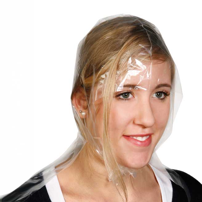 Wegwerp Coupe Soleil Mutsen Extra Sterk 50st - KOOS • alles voor de kapper - Comair - Plastic wegwerp