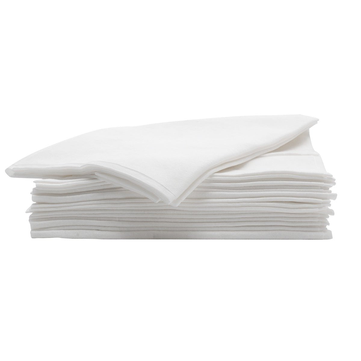 Wegwerp Handdoek Absorb & Dry 40x80cm Wit 50st - KOOS • alles voor de kapper - Sibel - Papieren wegwerp