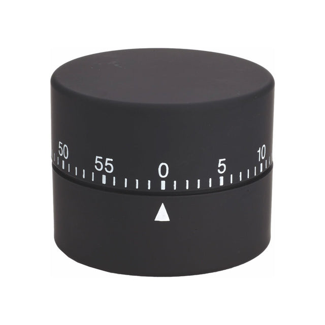 Wekker Efalock Round Timer Zwart - KOOS • alles voor de kapper - Efalock - Wekkers