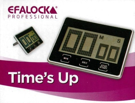 Wekker Efalock "Time's Up" - KOOS • alles voor de kapper - Efalock - Wekkers