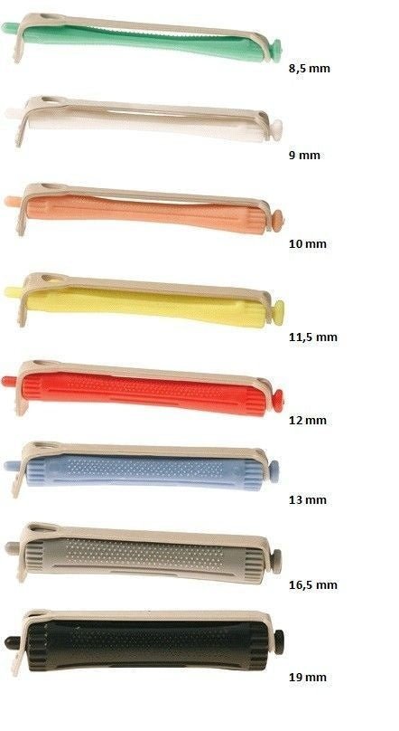 Wikkels Classic Lang 80mm 12st - KOOS • alles voor de kapper - Sibel - Permanent wikkels