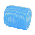 Zelfklevende Rollers Lichtblauw 56mm 6st - KOOS • alles voor de kapper - KOOS - Rollers & stekers
